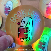 Image 4 of Book Lover holo sticker