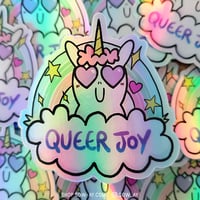 Image 2 of Queer Joy holo sticker
