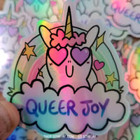 Image 1 of Queer Joy holo sticker