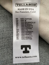 Image 12 of TELLASON SHEFFIELD STRAIGHT TAPERED CONE MILLS WHITE OAK JEANS (NEW) sz 30