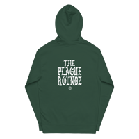 Image 2 of PLAGUEROUNDZ HOODIE- FOREST GREEN