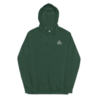Image 1 of PLAGUEROUNDZ HOODIE- FOREST GREEN