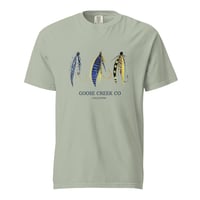 Image 1 of Goose Creek Co Fly Fishing Unisex Garment-Dyed Heavyweight T-shirt