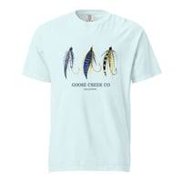 Image 2 of Goose Creek Co Fly Fishing Unisex Garment-Dyed Heavyweight T-shirt