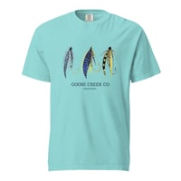 Image 5 of Goose Creek Co Fly Fishing Unisex Garment-Dyed Heavyweight T-shirt