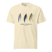 Image 4 of Goose Creek Co Fly Fishing Unisex Garment-Dyed Heavyweight T-shirt