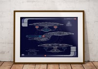 Galaxy Class Starship - Elevation Profiles