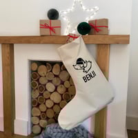 Personalised Christmas Eve Dog Pet Stocking