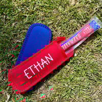 Image 1 of Personalised Children's Name Ice Pole Holder, Ice Lolly Holder, Ice Pop holder