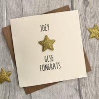 Image 2 of GCSE Congratulations Personalised Star Card