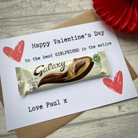 Image 2 of Girlfriend/Boyfriend Valentine's Day Chocolate Card