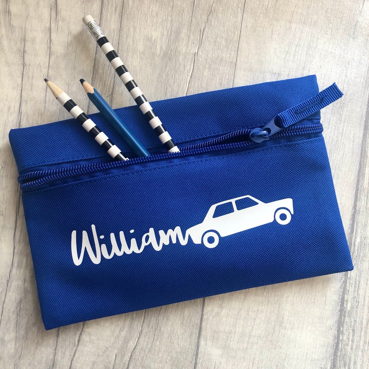 Personalised Car School Pencil Case Alphabet Bespoke Creations personalised-car-school-pencil-case-alphabet-bespoke-creations