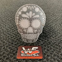 Image 2 of Sugar Skull Hitch Cover - Two Layer