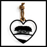 Trees within a heart
