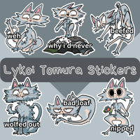 Image 1 of Lykoi Tomura Stickers