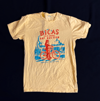 Image 2 of BICAS 25th Annual Art Auction Yellow T-Shirt - Unisex Fit