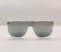 Image 3 of Silver Aviator Kid Sunglasses 
