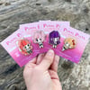 Petite Poets Enamel Pins