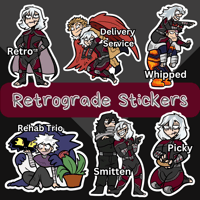 Image 1 of Retrograde Stickers