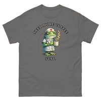Image 3 of Need More Coffee STAT Nurse Frog Unisex T-Shirt