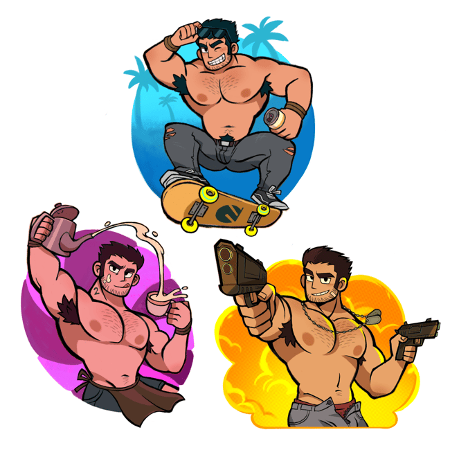 [Sticker] Lucas Lee - Triple Threat!