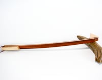 Image 4 of Handcrafted Wood Back Scratcher made of Exotic Wood of Padauk with Maple Backscratcher, Gift for mom