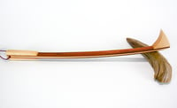 Image 9 of Handcrafted Wood Back Scratcher made of Exotic Wood of Padauk with Maple Backscratcher, Gift for mom