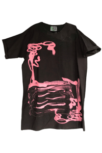 Squiggle Denim Sack Dress