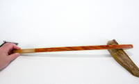 Image 8 of Handmade Wooden Backscratcher, Exotic Canary Wood with Maple, Unique Gift, Mothers Day Gift
