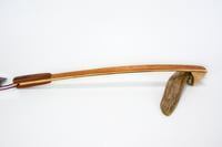 Image 6 of Handcrafted Exotic Wood Back Scratcher, Canary and Padauk with Maple Accent, Gift for Mom
