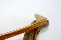 Image 1 of Handcrafted Exotic Wood Back Scratcher, Canary and Padauk with Maple Accent, Gift for Mom