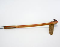 Image 3 of Handcrafted Wooden Backscratcher, Exotic Wood Padauk, Maple and Dark Walnut, Gift for mom