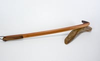 Image 8 of Handcrafted Wooden Backscratcher, Exotic Wood Padauk, Maple and Dark Walnut, Gift for mom