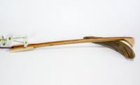 Image 2 of Handcrafted Wooden Backscratcher, Exotic Wood of Padauk and Tiger Wood, Maple, Gift for mom