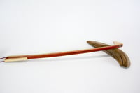 Image 7 of Handcrafted Wooden Backscratcher, Exotic Wood of Padauk and Tiger Wood, Maple, Gift for mom