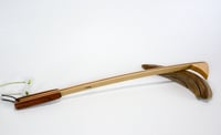 Image 2 of Handcrafted Exotic Wood Backscratcher made with Paduak and Maple, Gift for mom, Back Scratcher