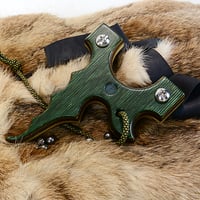 Image 9 of Wooden Sling shot, OTF Right Hander slingshot, Wood Catapult, Hunting Gift, Gift for him