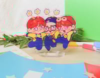 Image 1 of CBX Minions Acrylic Stand and Sticker Set