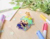 Image 3 of Baekhyun Heartsteel Ezreal Holo Acrylic Keychain and Sticker Set