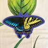 Vaporwave Gynandromorph Swallowtail Sticker
