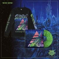 Image 1 of Lurid Orb "Folded Visions" LP/Long-sleeve Bundle PRE-ORDER