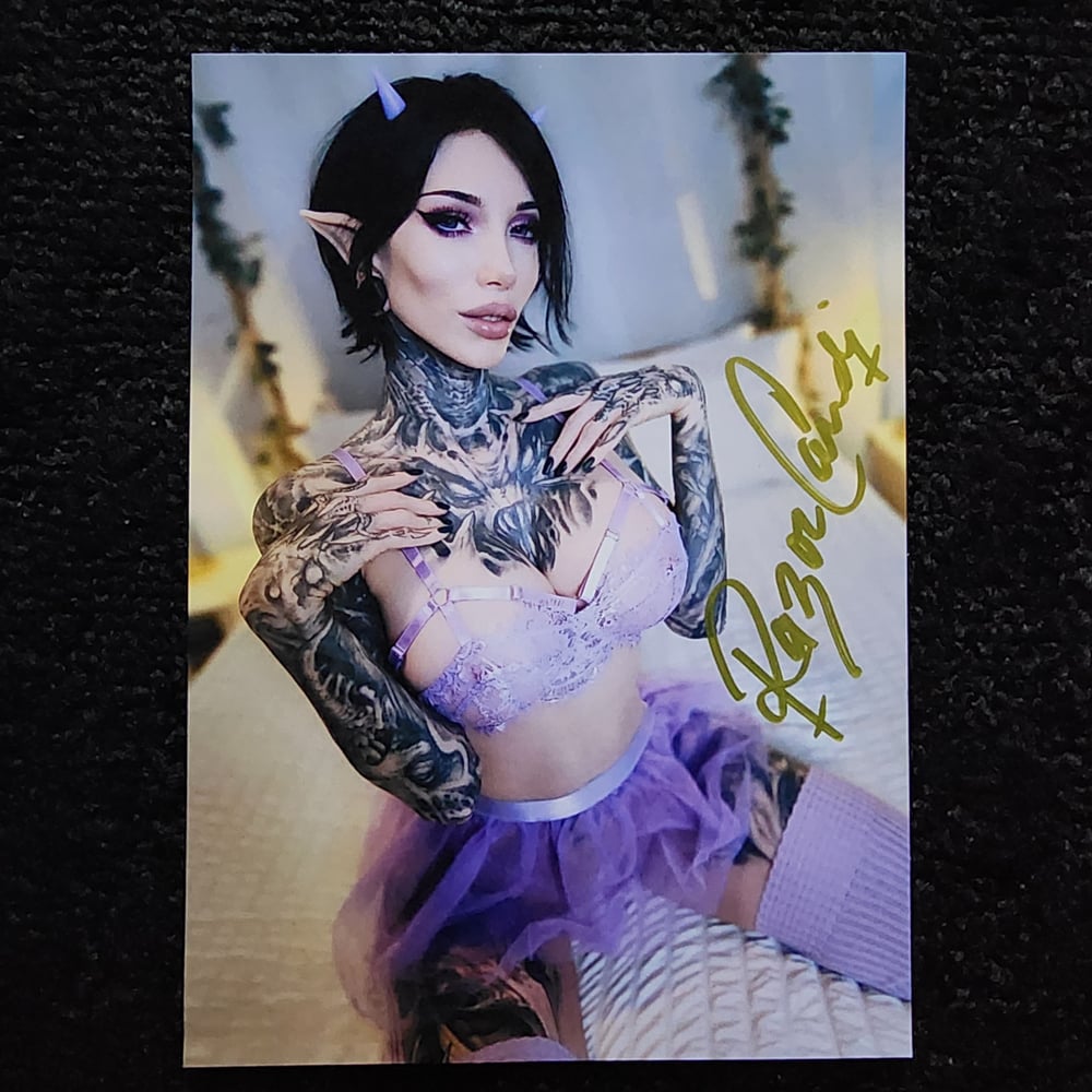 PIEXIE 5x7inch signed print