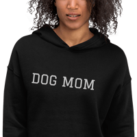 Image 3 of Dog Mom Crop Hoodie