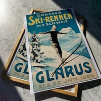 Image 1 of Glarus | 1905 | Travel Poster | Vintage Poster