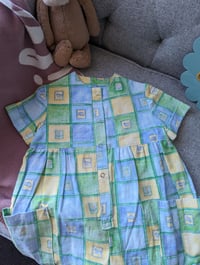 Image 2 of Patchwork print coveralls (size 3)