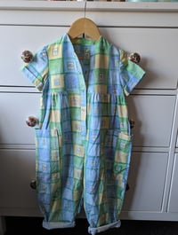 Image 1 of Patchwork print coveralls (size 3)