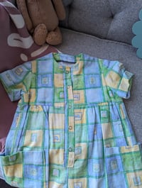 Image 1 of Patchwork print coveralls (size 2)