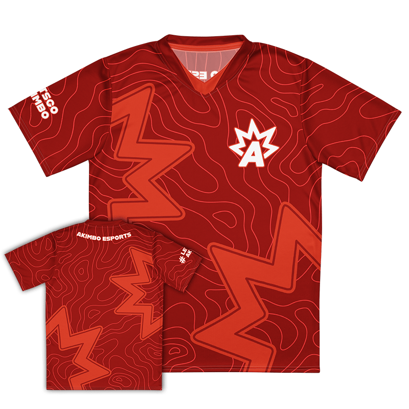 Image of Akimbo Esports Jersey Red