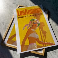 Image 1 of United Airlines - Los Angeles | Stanley Walter Galli - 1960 | Travel Poster | Vintage Poster