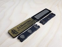 Image 1 of Engraved Metallic Name Badge
